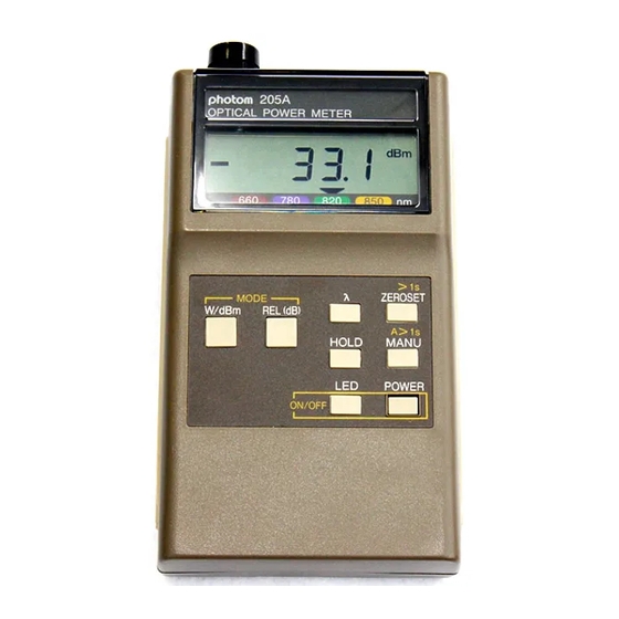 Graytechnos photom 205A Instruction Manual