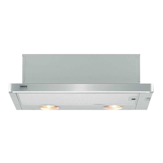 Zanussi ZHP637X Installation Manual