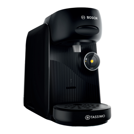 Bosch TASSIMO finesse friendly TAS16 Series Information For Use