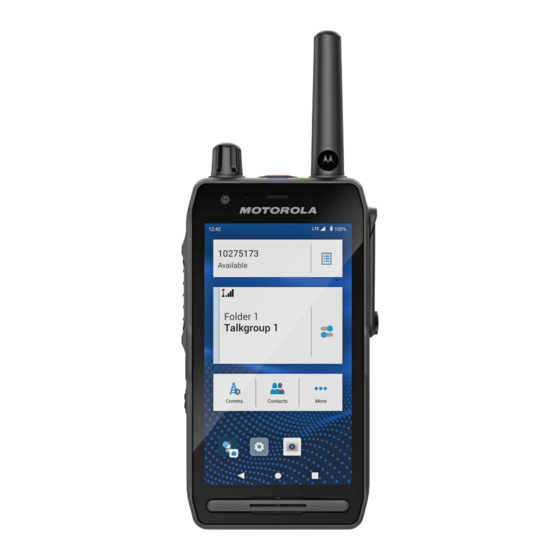 Motorola MXP7000 Quick Start Manual