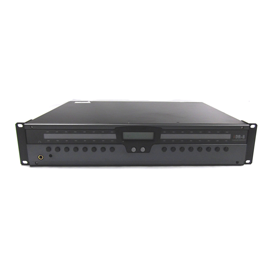 ALLEN & HEATH iDR-8 Manuals