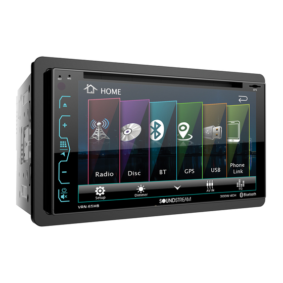 Soundstream VRN-65HB Owner's Manual