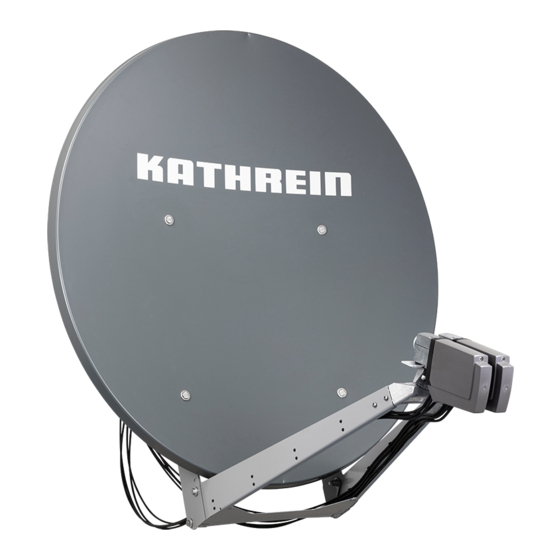 User Manuals: Kathrein CAS 120 Offset Parabolic Antenna