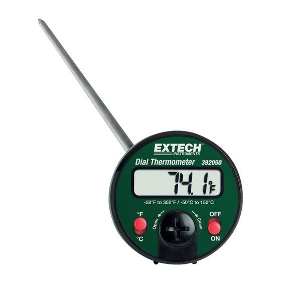 Extech Instruments 392050 Manual