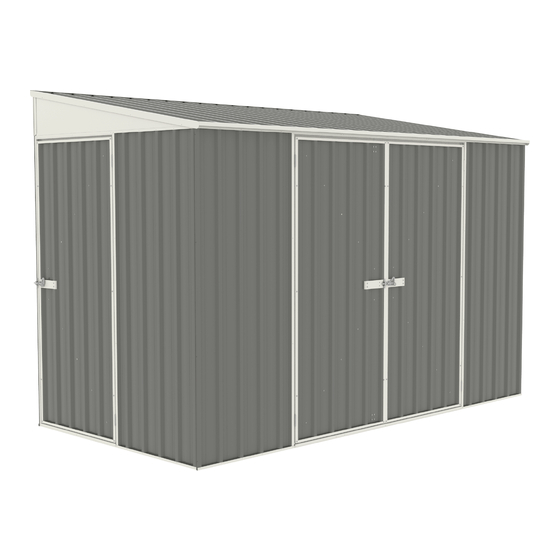 ABSCO SHEDS 30153BK Manual