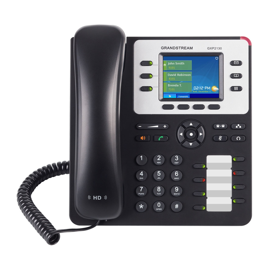 Grandstream Networks GXP2160 Basic Operation Manual