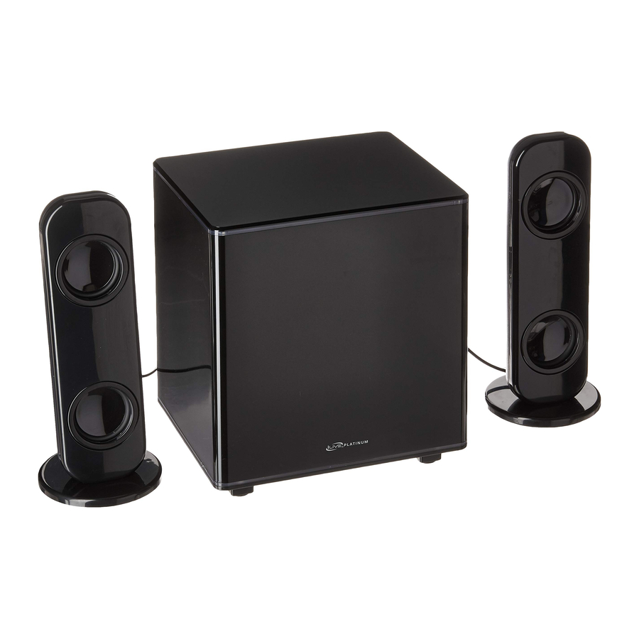 iLIVE IHB26B - Wireless Speaker System with Subwoofer Manual