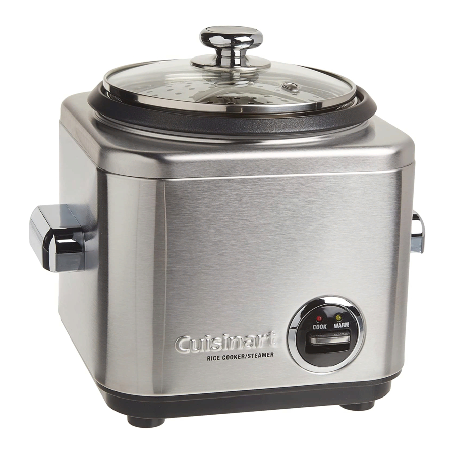 Cuisinart CRC-400 Instruction/Recipe Booklet
