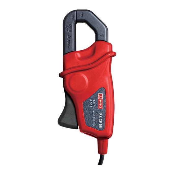 RS PRO RS CP-09 Instruction Manual