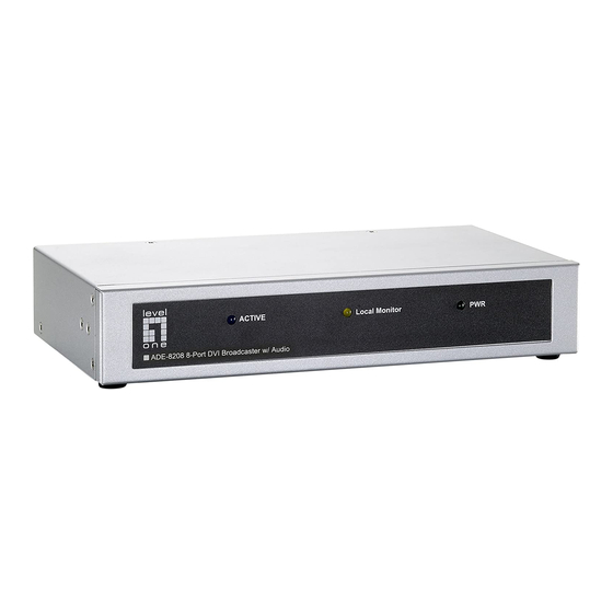 LevelOne ADE-8001 User Manual