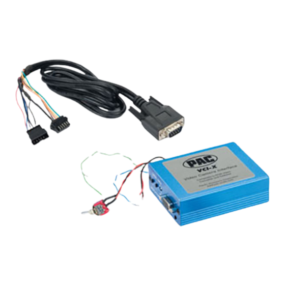 PAC VCI-FRD1 Operation User's Manual