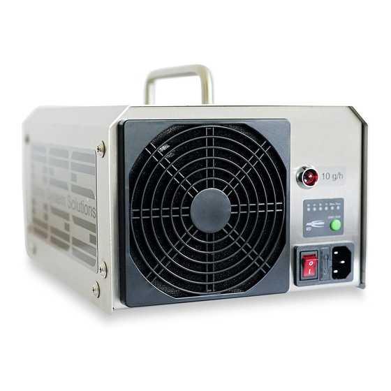 User Manuals: OSS TEN O3 Ozone Generator
