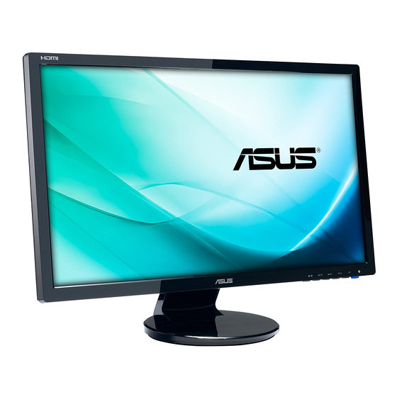 Asus VE247H Quick Start Manual