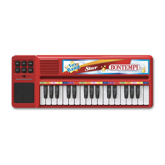 Bontempi Toy Band Star 12 3240 Owner's Manual