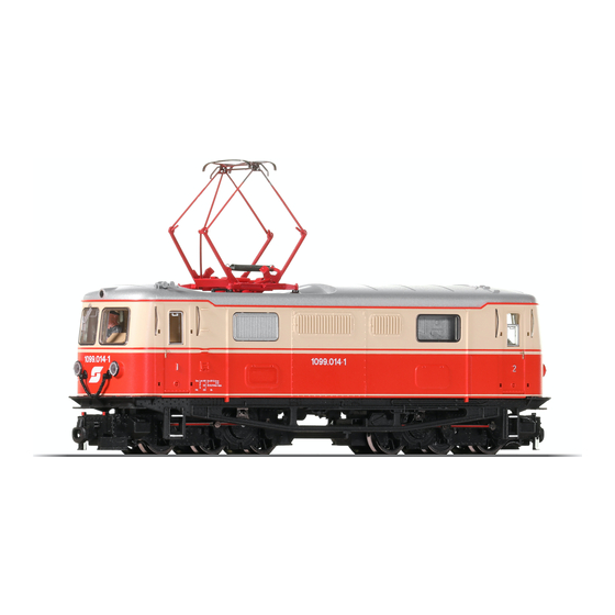 roco H0e Electric locmotive Rh 1099 Operating Manual