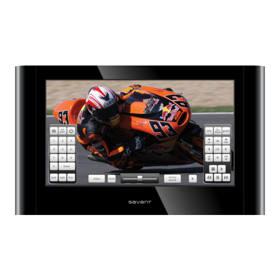 Savant TTV-2018 Manuals