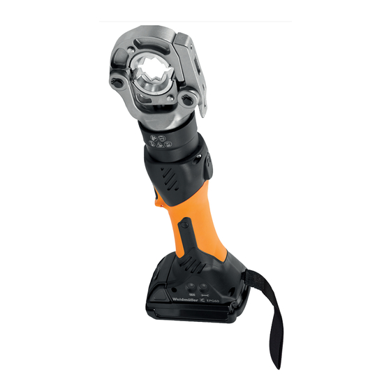 Weidmüller EPG 60 Crimping Tool Manuals