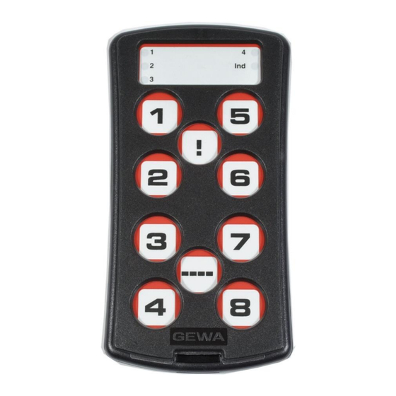 Abilia Gewa Control 10 Manuals