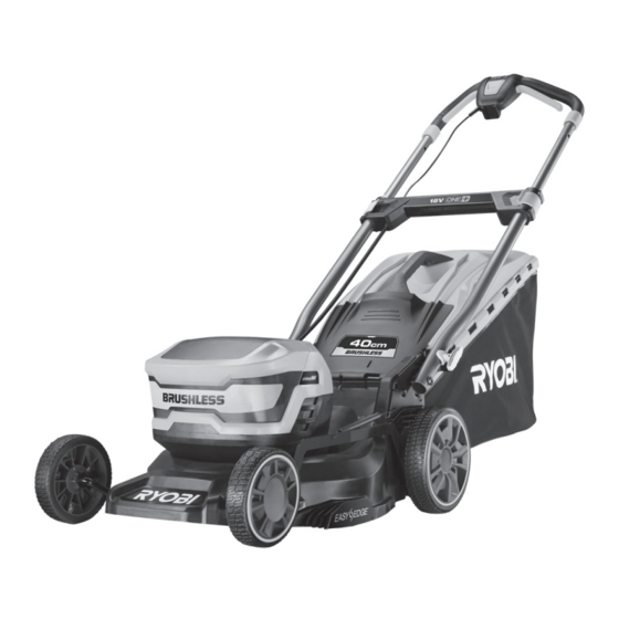 Ryobi RLM18X40Li50 Original Instructions Manual