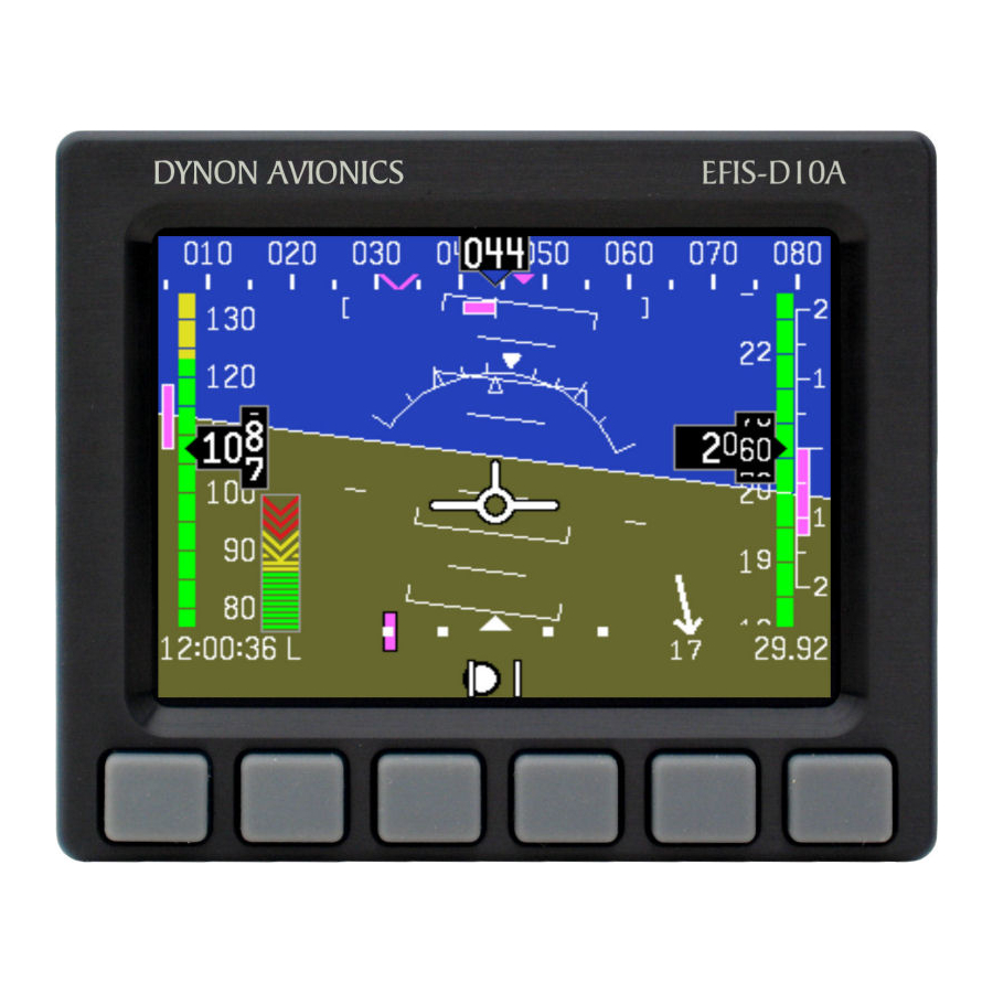 Dynon EFIS-D10A Installation Manual