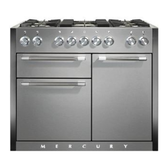 Falcon Mercury 1082 Dual Fuel User's Manual & Installation Instructions