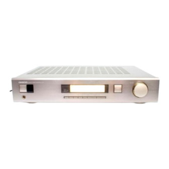 Onkyo R-100 Instruction Manual