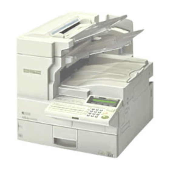 Ricoh Aficio FAX 5000L Operating Instructions Manual
