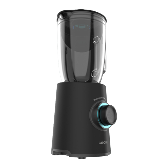 cecotec POWER BLACK TITANIUM 2000MAX MIDNIGHT Instruction Manual