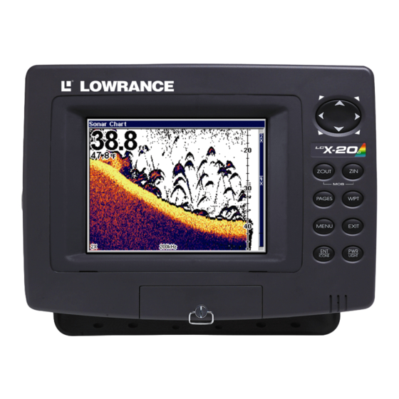 Lowrance LCX-20C Operation Instructions Manual