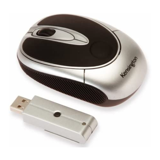 Kensington PilotMouse Optical Wireless Mini User Manual