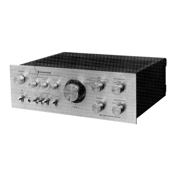 Kenwood KA-7100 Integrated Amplifier Manuals