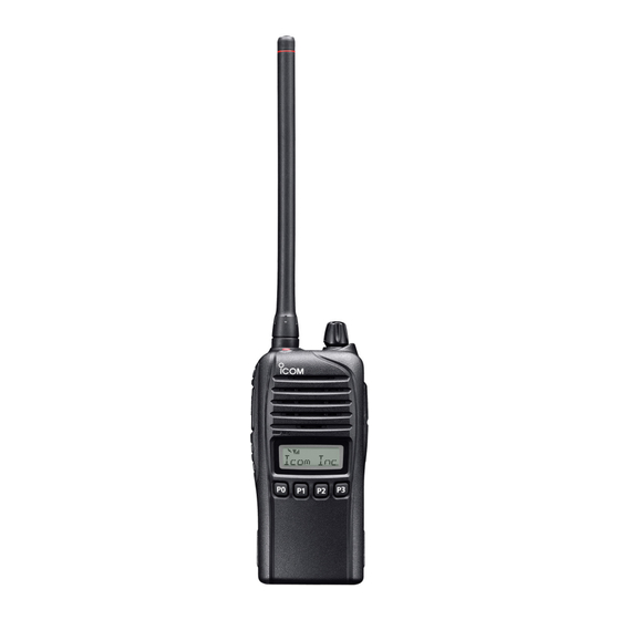 Icom IC-F3230D series Instruction Manual