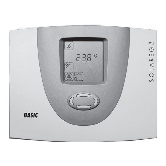 Prozeda Solareg II BASIC HE Manuals