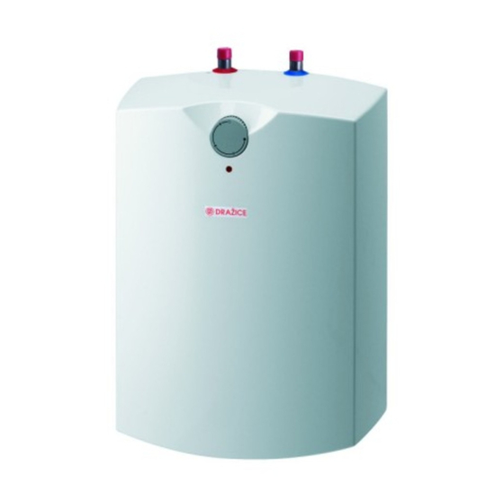 Drazice TO 5 IN/UP Operating And Installation Manual