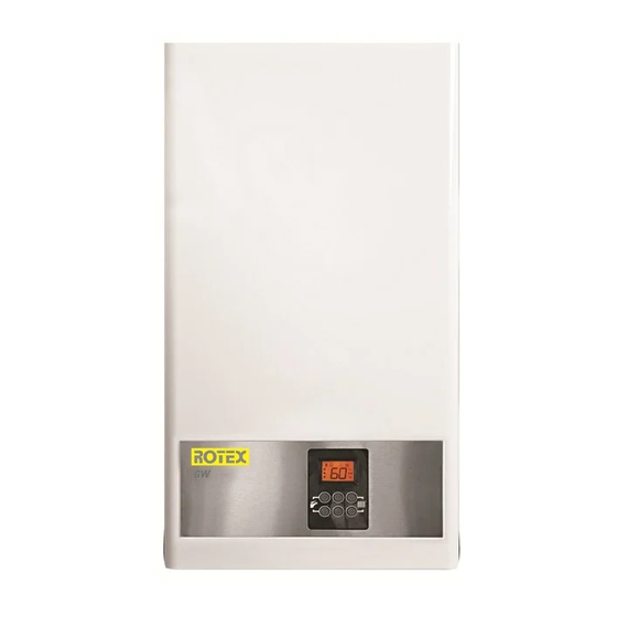 Rotex GW Installation And Operating Instructions Manual