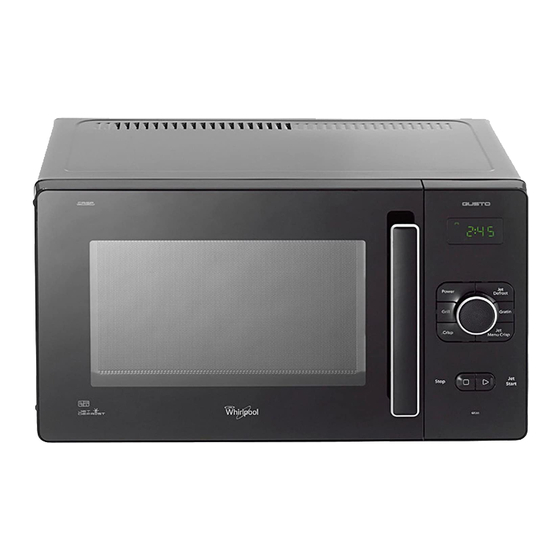 Whirlpool GT 288 Quick Reference Manual