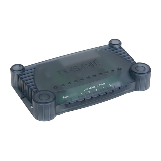 Asante FriendlyNET FS5005 Quick Installation Manual