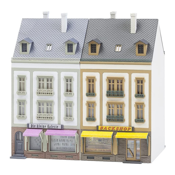 Faller BEETHOVENSTRASSE 2 ROW HOUSES Manual