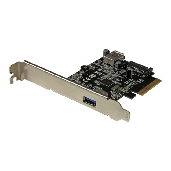 StarTech.com PEXUSB311EI Instruction Manual