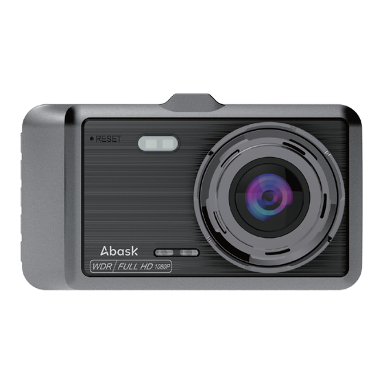 Abask Q40S Dash Cam Rear Manuals