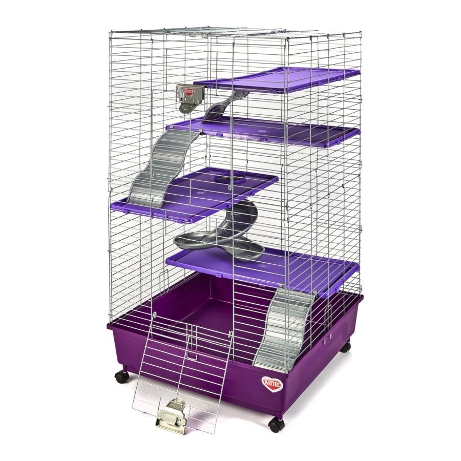 Kaytee My First Home Ferret,- Pet Habitat Step-by-Step Assembly Manual