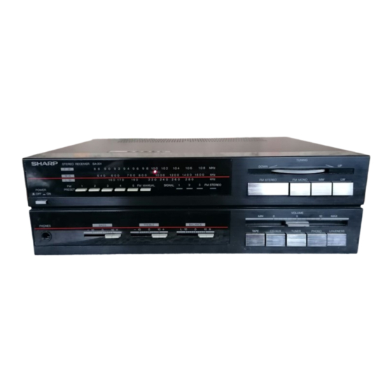 Sharp SA-201H Service Manual
