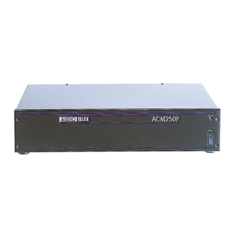 AUDIO TELEX ACM250P Service Information