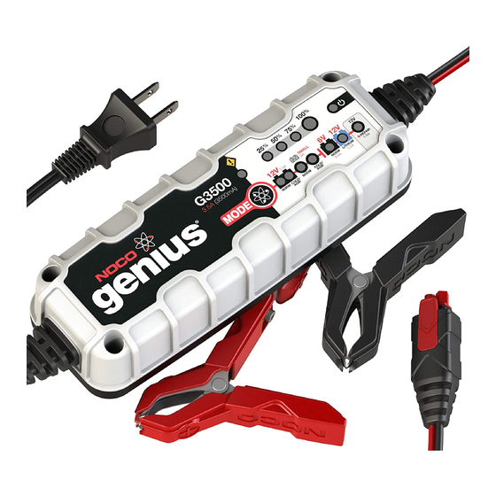 NOCO Genius G3500 Genius Product Information Manual