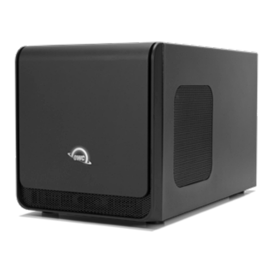OWC mercury helios fx Quick Start Manual