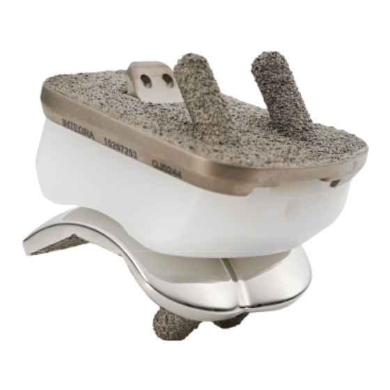 Integra Cadence Total Ankle System Manuals