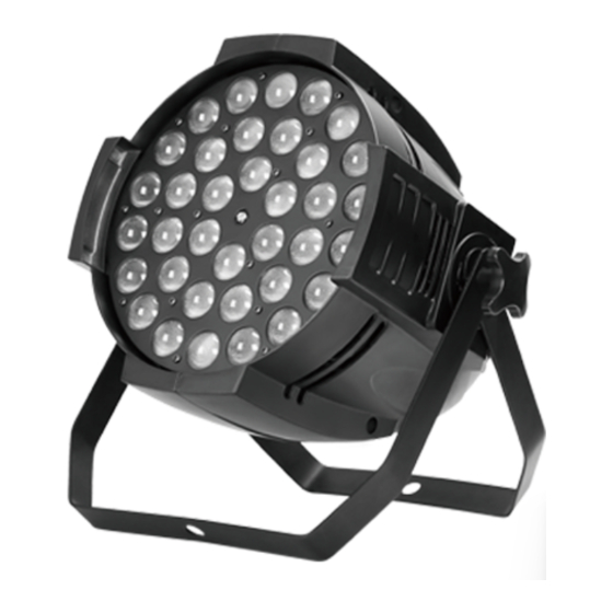 PR Lighting JUNIOR JNR PAR ZOOM 3618 Manual