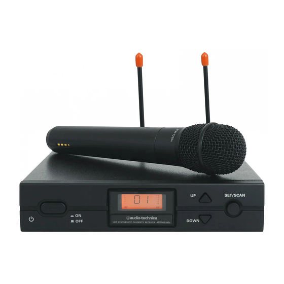 Audio Technica ATW-2120C Installation And Operation Manual