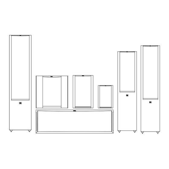 JBL Studio 2 Series Quick Manual