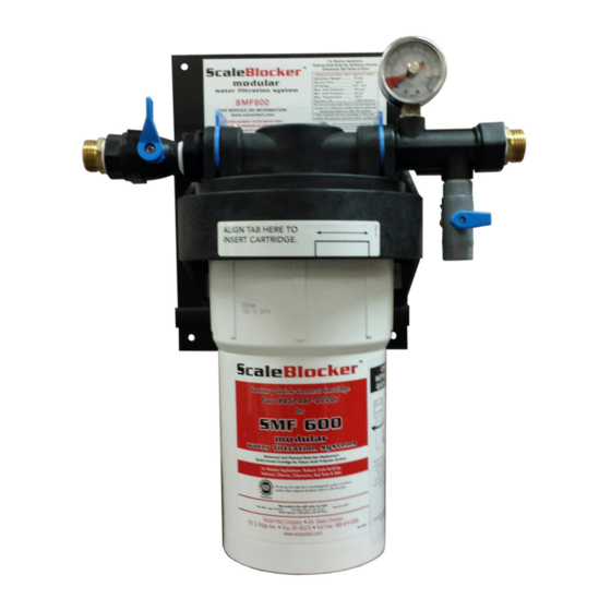 Vulcan-Hart SCALEBLOCKER SMF600 Installation & Operation Manual
